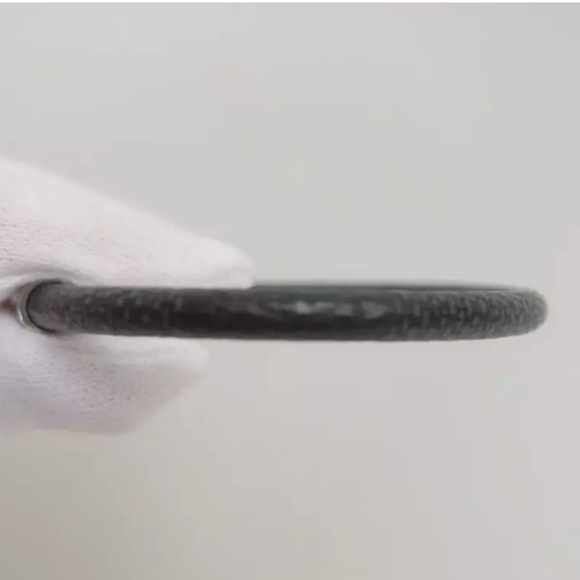 LOUIS VUITTON Damier Graphite Print Bracelet Silver Hardware - Picture 3 of 10